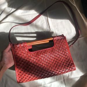 Vintage Authentic Leather Fossil Bag Purse